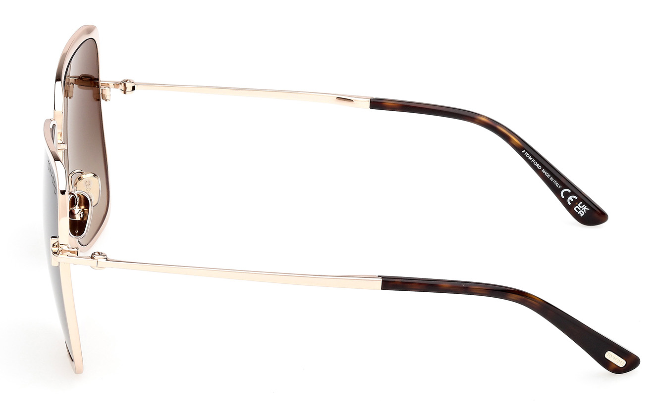 Color_28B - Shiny Rose Gold - Shiny Rose Gold / Smoke Gradient