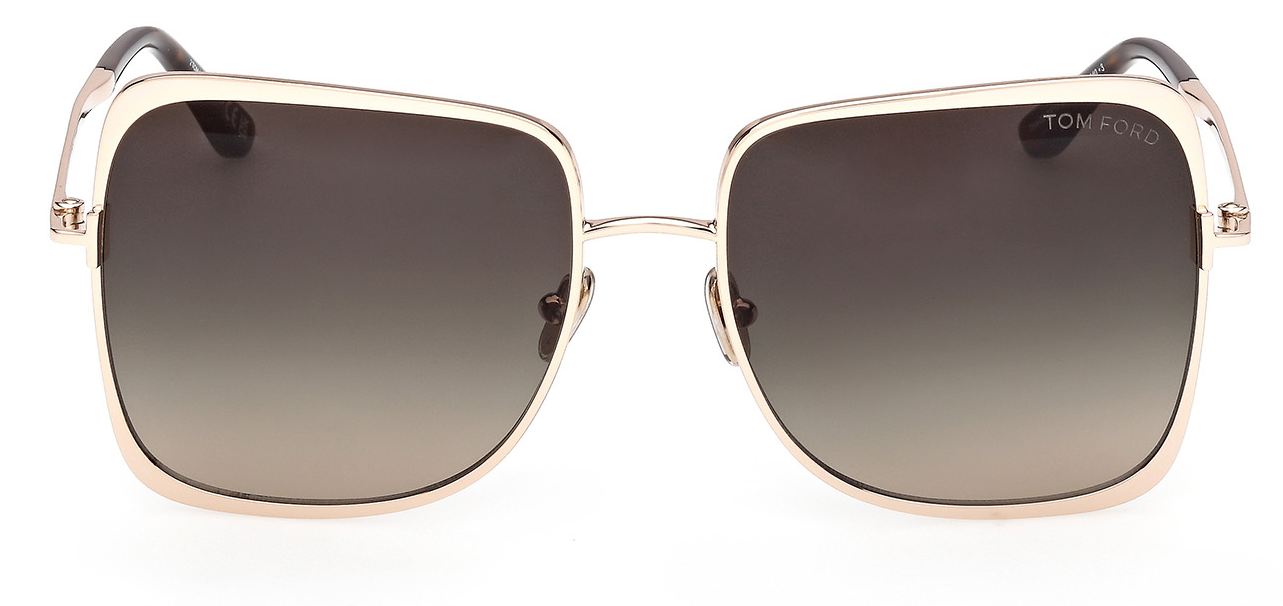 Color_28B - Shiny Rose Gold - Shiny Rose Gold / Smoke Gradient