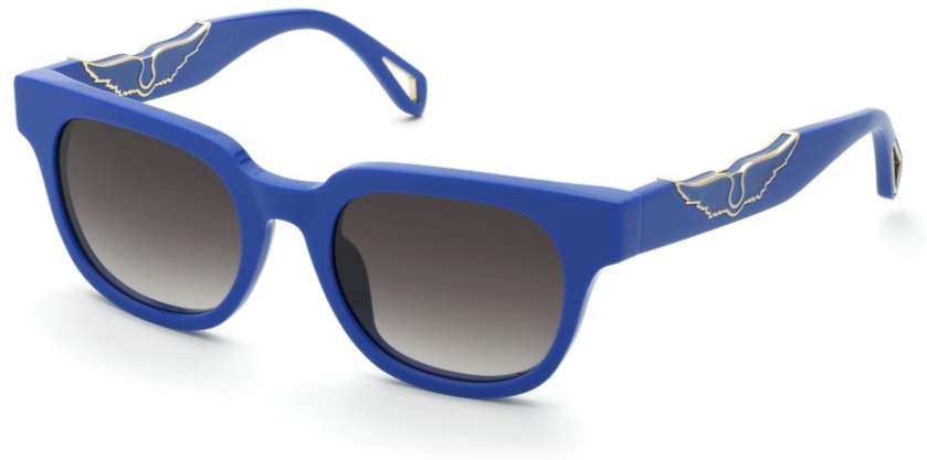 Color_09GU - SHINY FULL BLUE / BROWN GRADIENT