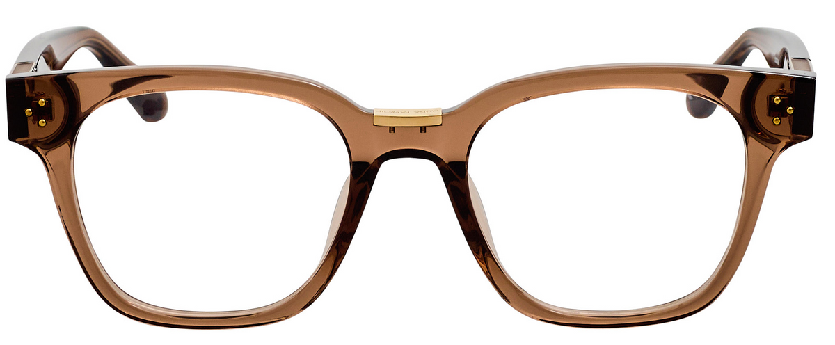 Color_LFL1481C9OPT - Sanchez D-Frame Eyeglasses in Brown and Clear