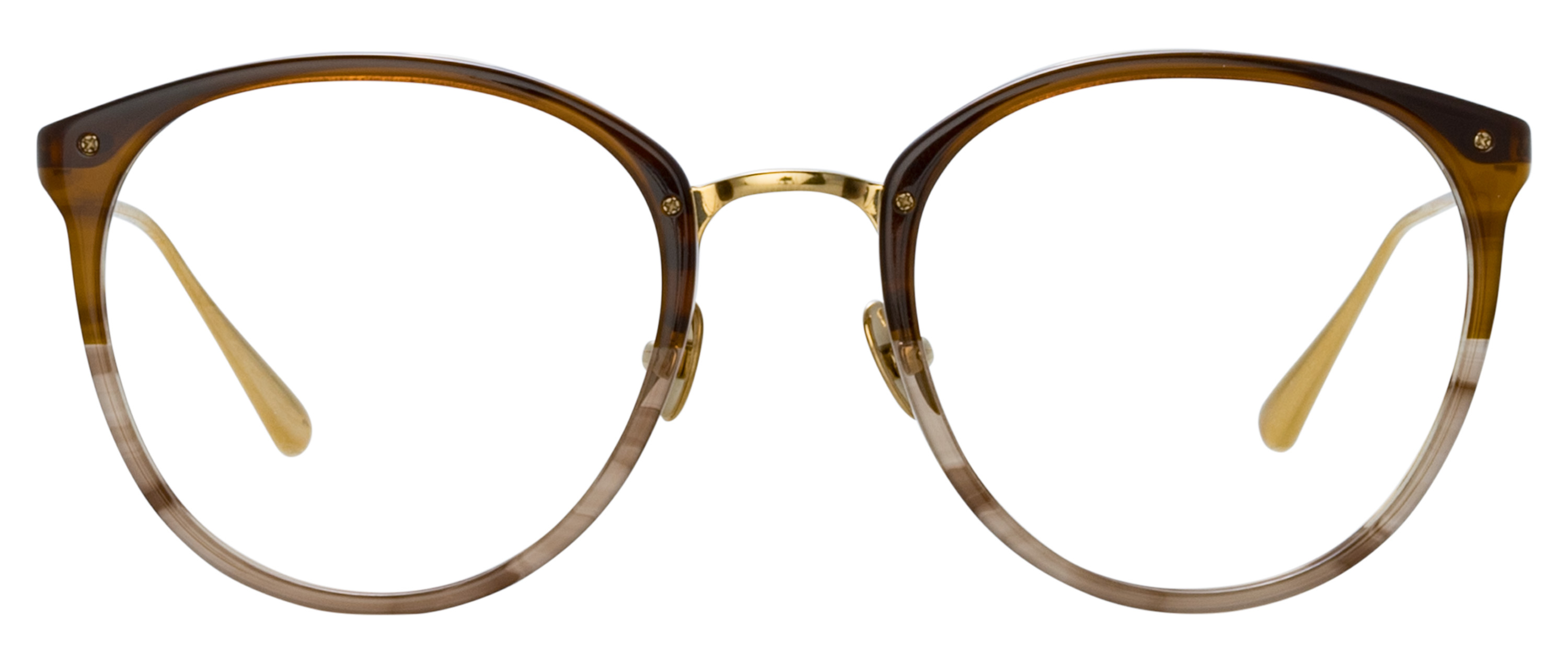 Color_LFL251C95OPT - Calthorpe Oval Optical Frame Caramel Horn and Clear