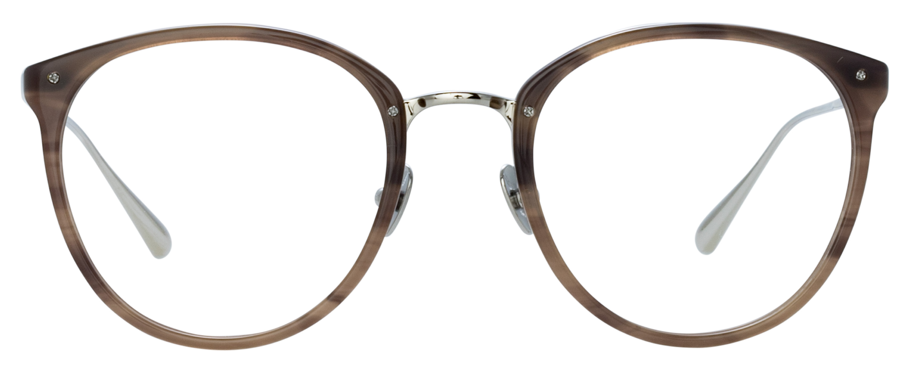 Color_LFL251C94OPT - Calthorpe Oval Optical Frame Grey Horn and Clear