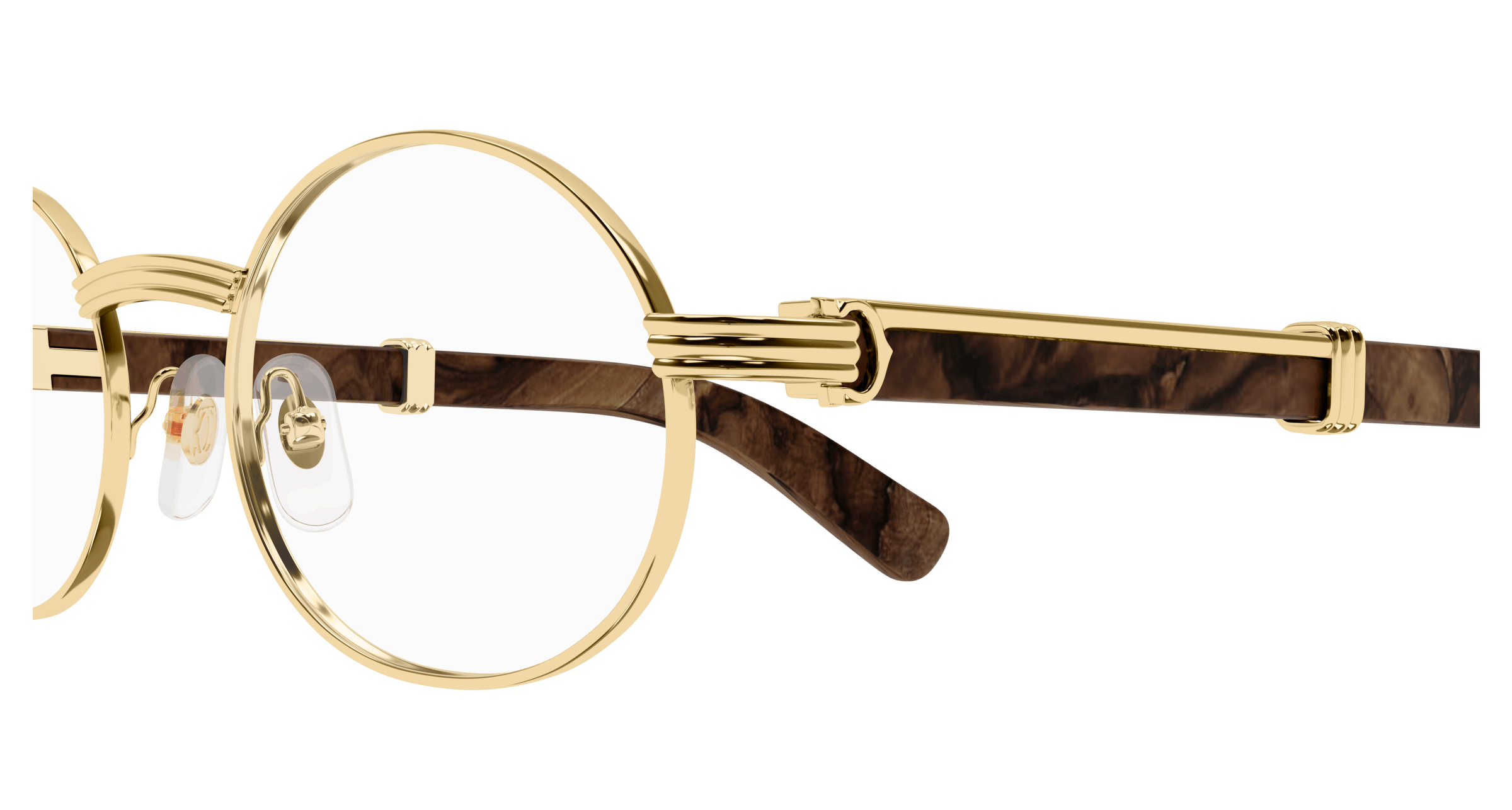 Color_CT0464O-004 - SILVER - BROWN WOOD / TRANSPARENT