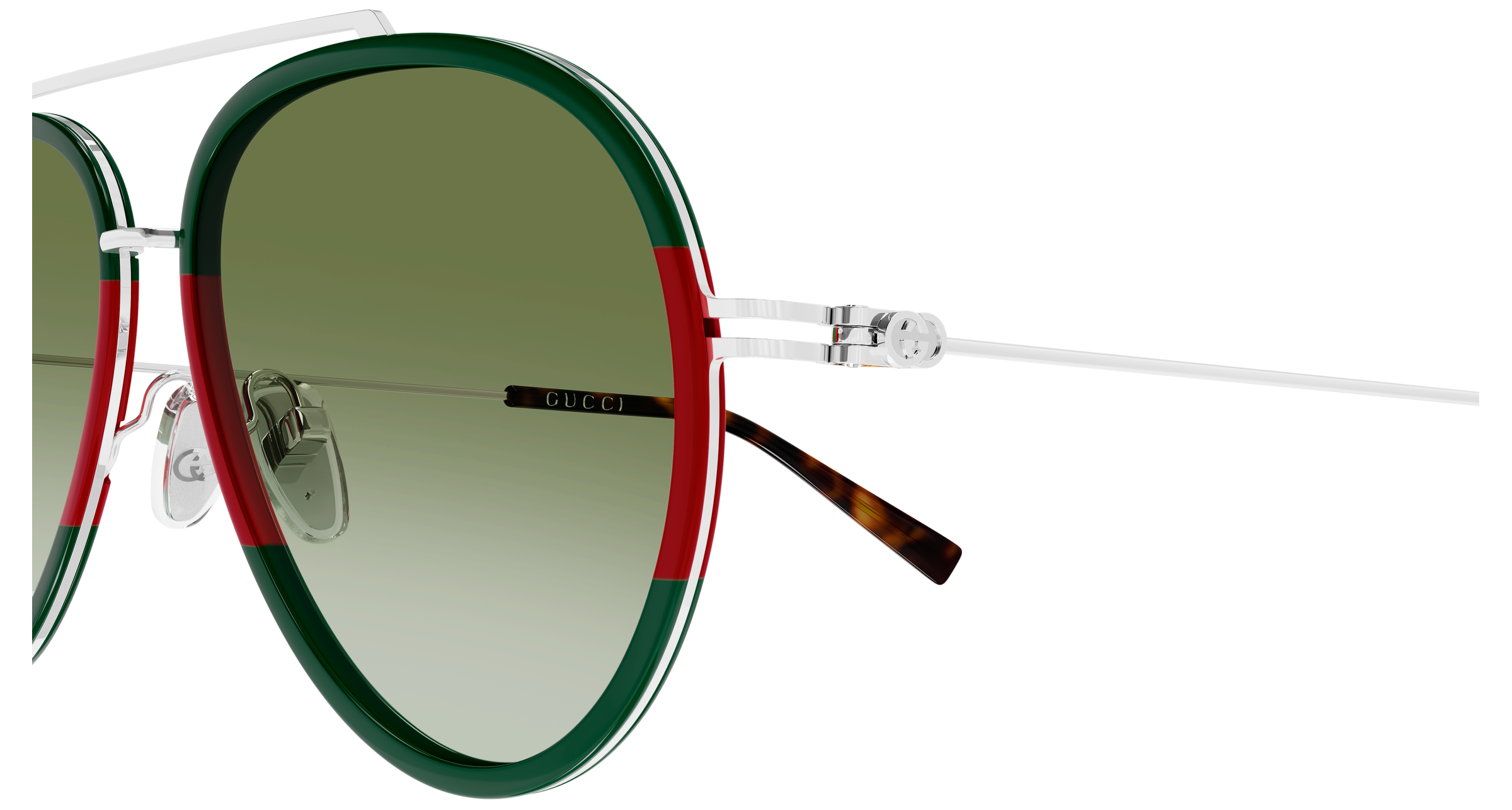 Color_GG1981S-007 - GREEN - SILVER / GREEN GRADIENT