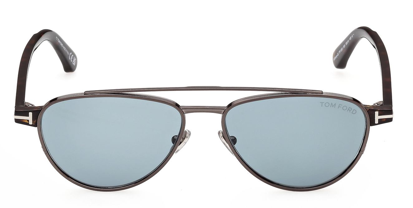 Color_08V - Shiny Gunmetal - Dark Havana / Blue Cat. 2