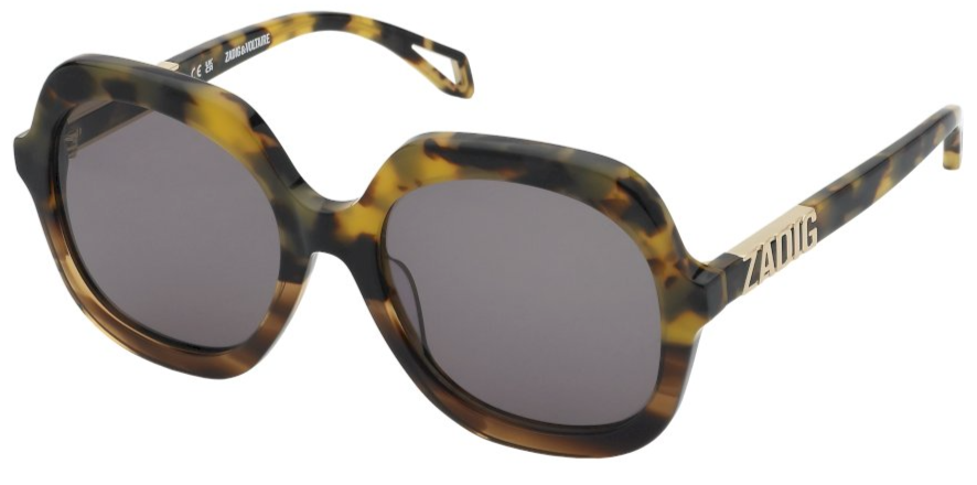 Color_07HL - SHINY BROWN STRIPED HAVANA / VIOLET