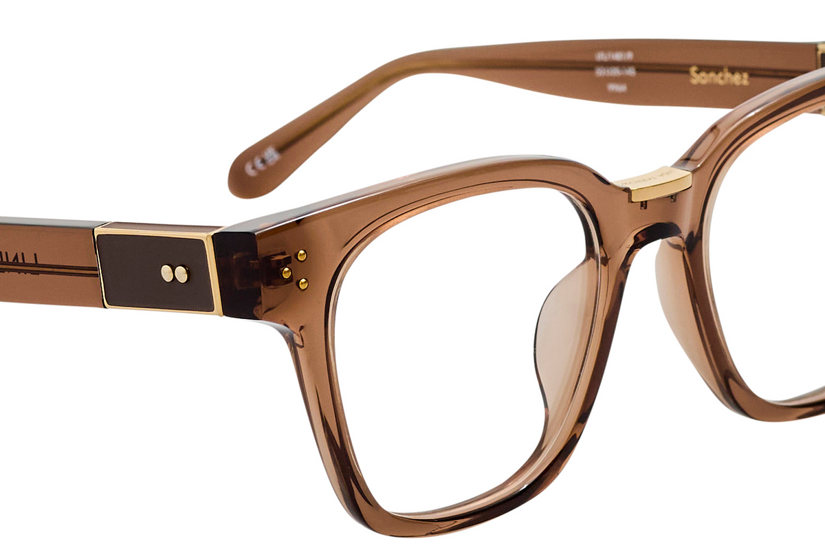 Color_LFL1481C9OPT - Sanchez D-Frame Eyeglasses in Brown and Clear
