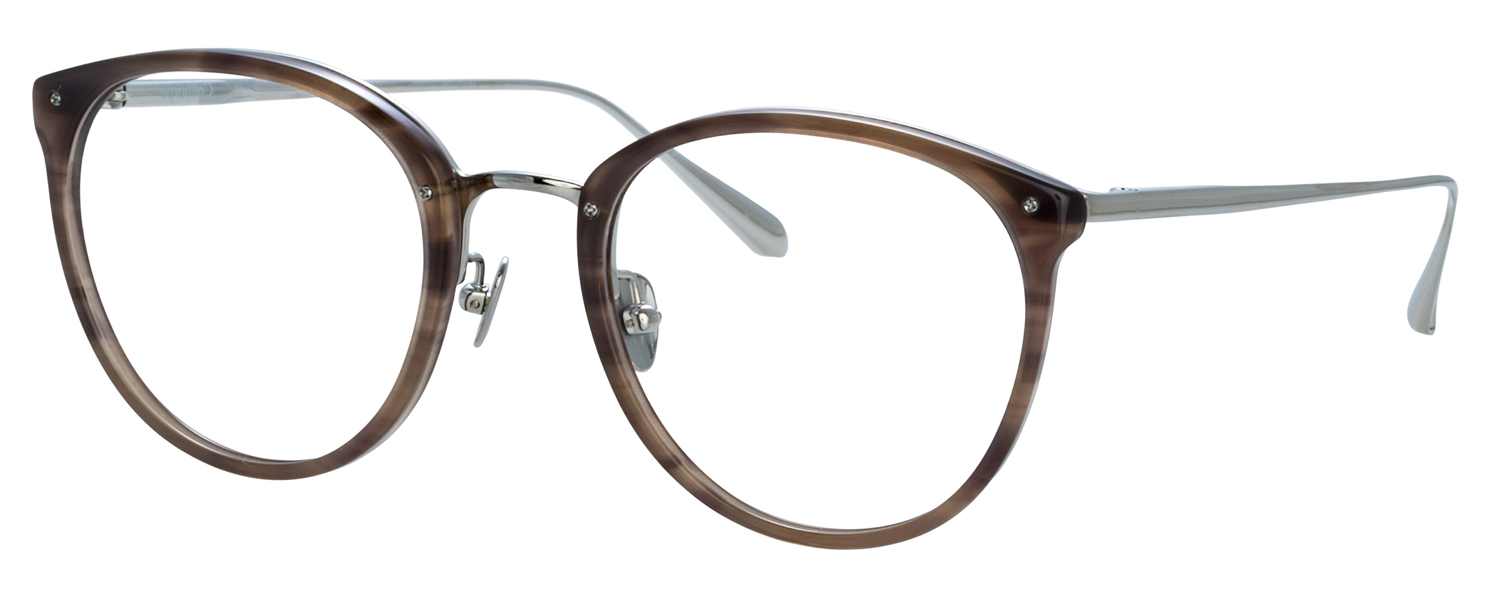 Color_LFL251C94OPT - Calthorpe Oval Optical Frame Grey Horn and Clear