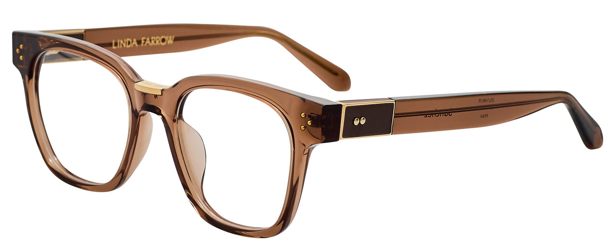 Color_LFL1481C9OPT - Sanchez D-Frame Eyeglasses in Brown and Clear