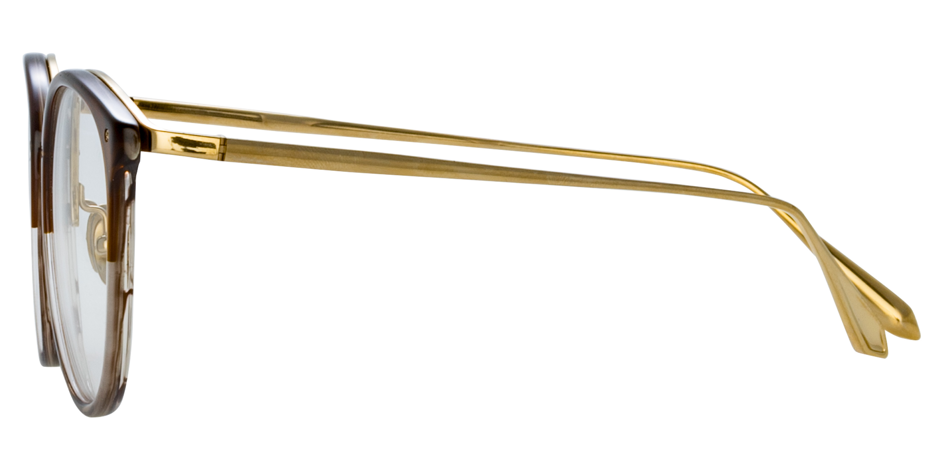 Color_LFL251C95OPT - Calthorpe Oval Optical Frame Caramel Horn and Clear