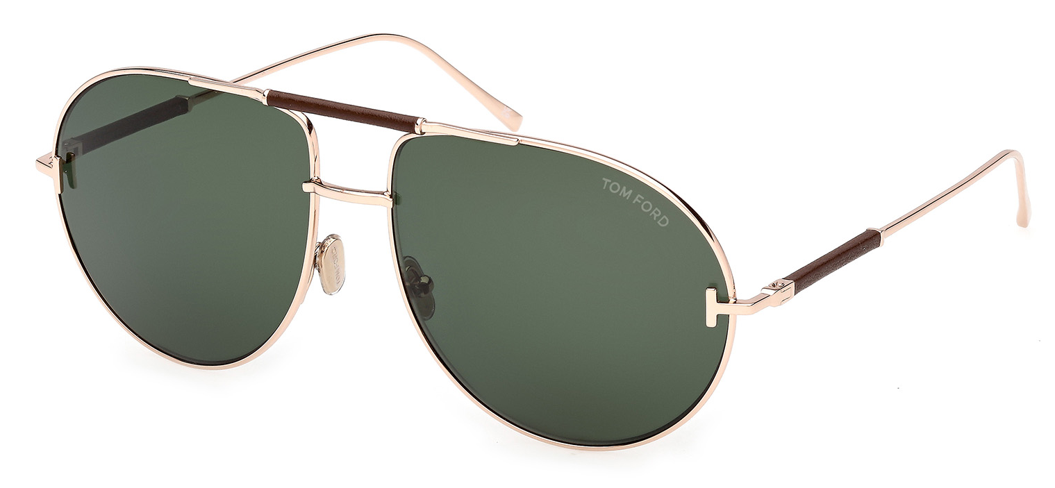 Color_28N - Shiny Rose Gold / Green