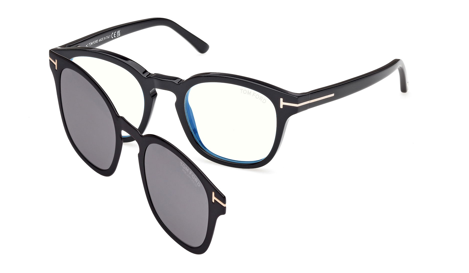 Color_01D - Shiny Black / Transparent (Clip Smoke Polarized)
