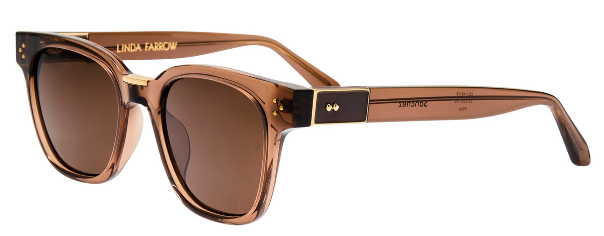 Color_LFL1481C8SUN - Sanchez D-Frame Sunglasses in Brown and Brown