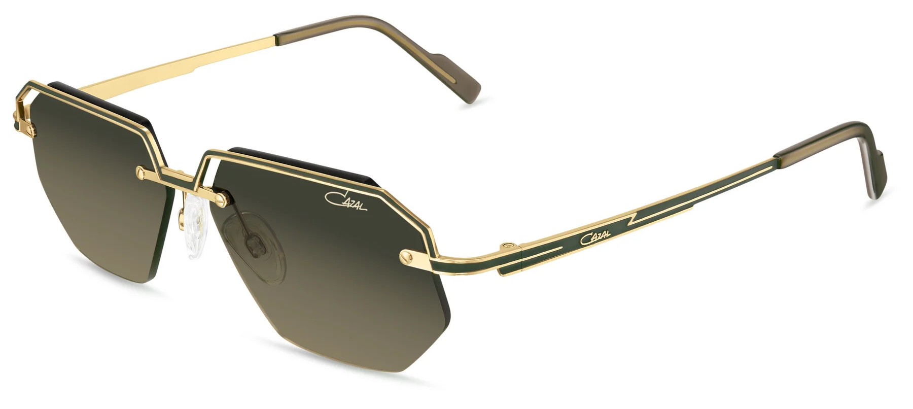 Color_002 - Khaki - Gold Titanium / Green Gradient AR Coated