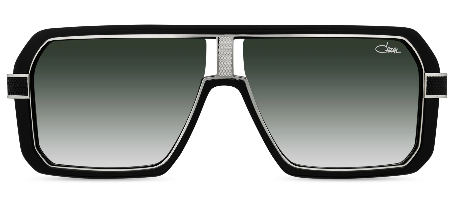 Color_002 - Black - Silver Mat / Green Gradient AR coated