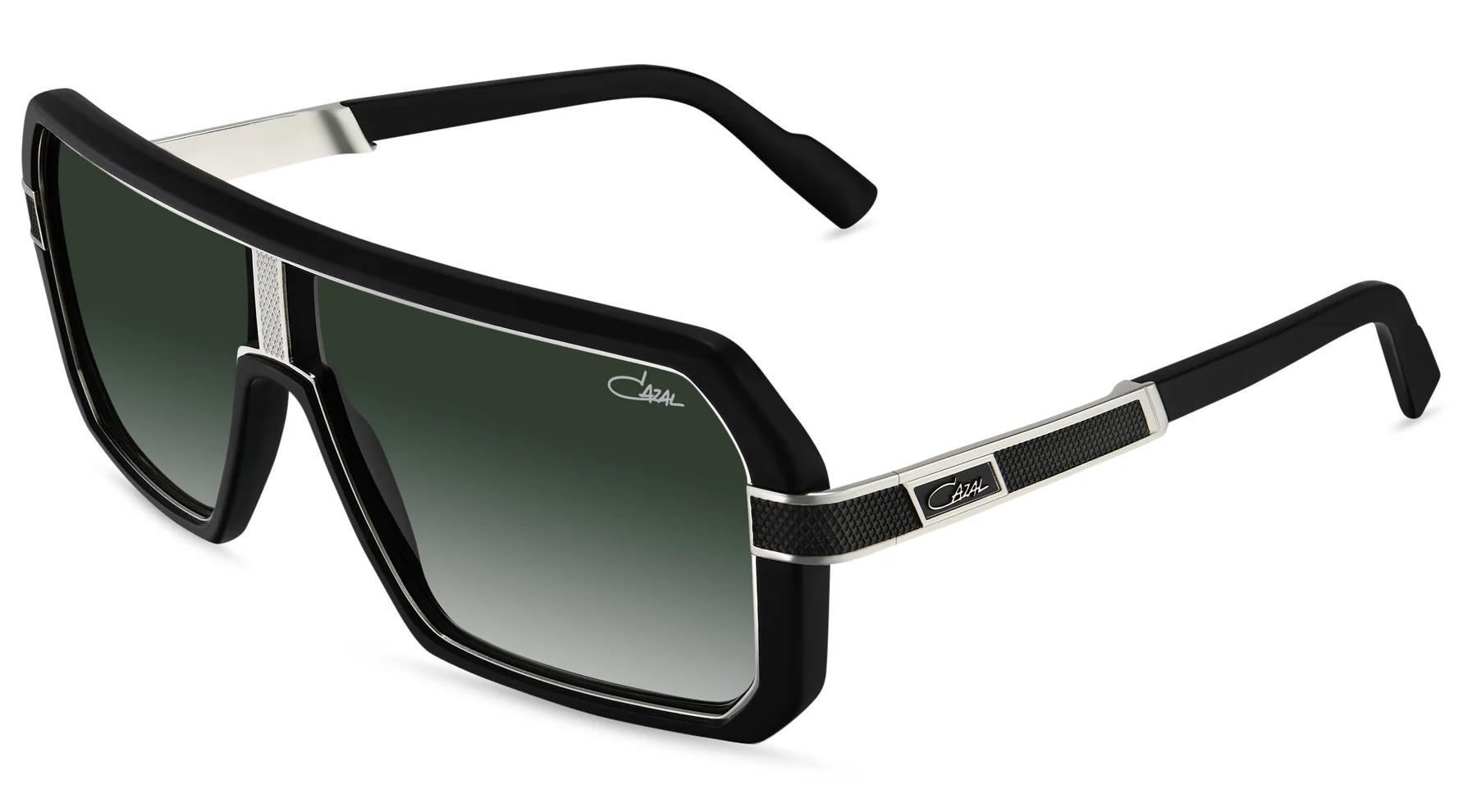 Color_002 - Black - Silver Mat / Green Gradient AR coated