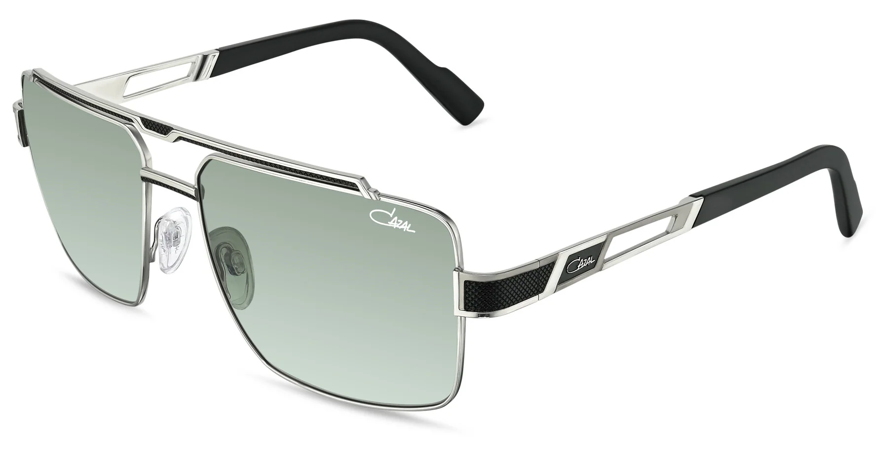 Color_002 - Black - Silver / Green Gradient AR coated
