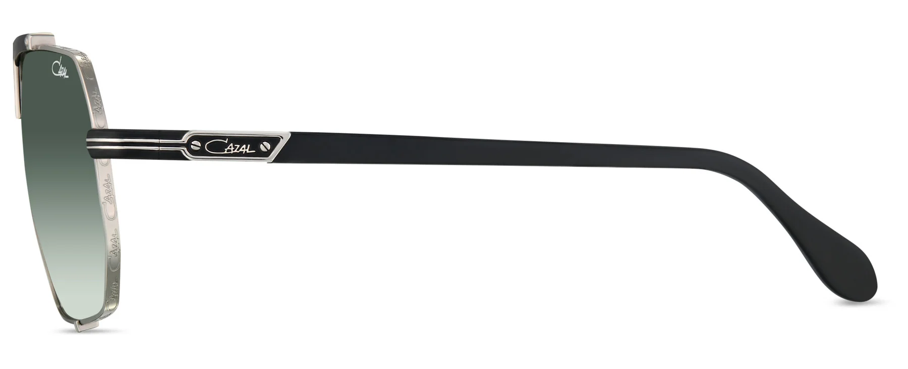 Color_002 - Black - Silver Mat / Green Gradient AR Coated