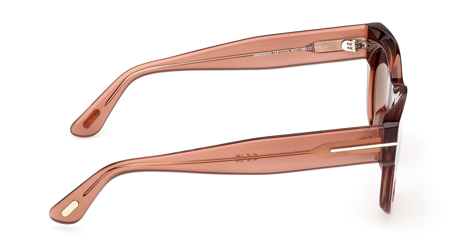 Col_FT1315_5045T - Shiny Light Brown / Shiny Light Brown / Gradient Bordeaux