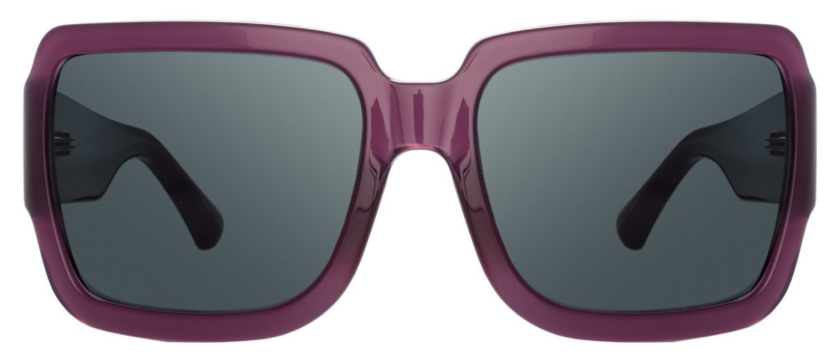 Color_DVN213C2SUN - Dries Van Noten 213 Oversized Sunglasses in Wine and Blue