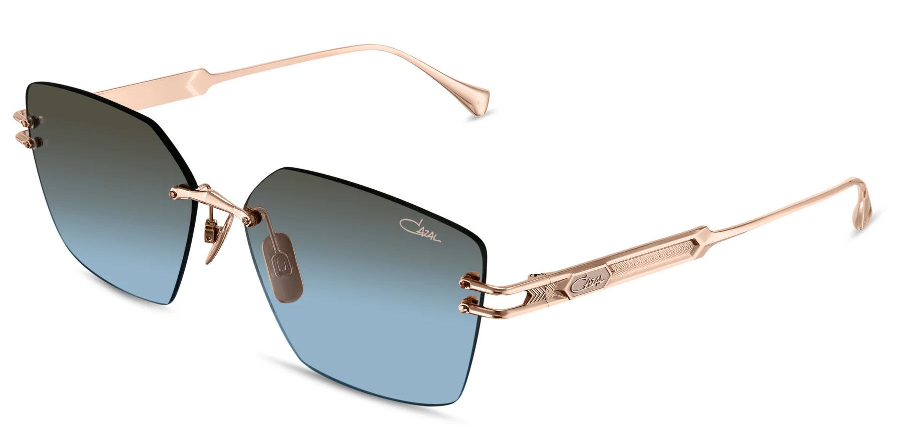 Color_002 - Titanium Rosegold / Green Gradient AR coated