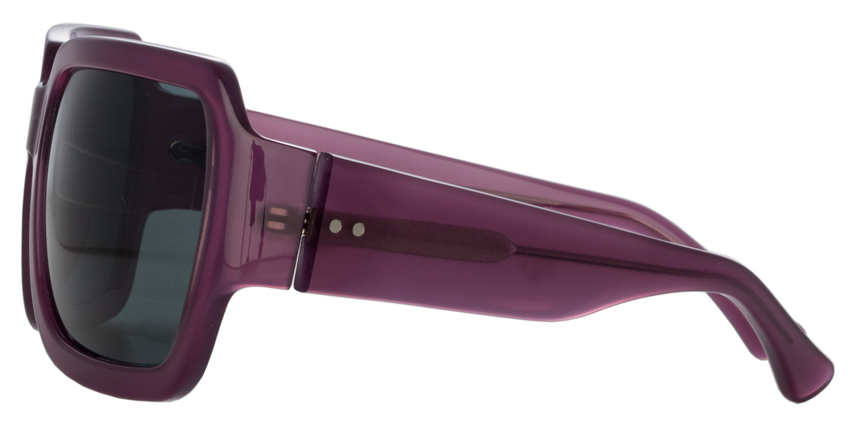 Color_DVN213C2SUN - Dries Van Noten 213 Oversized Sunglasses in Wine and Blue