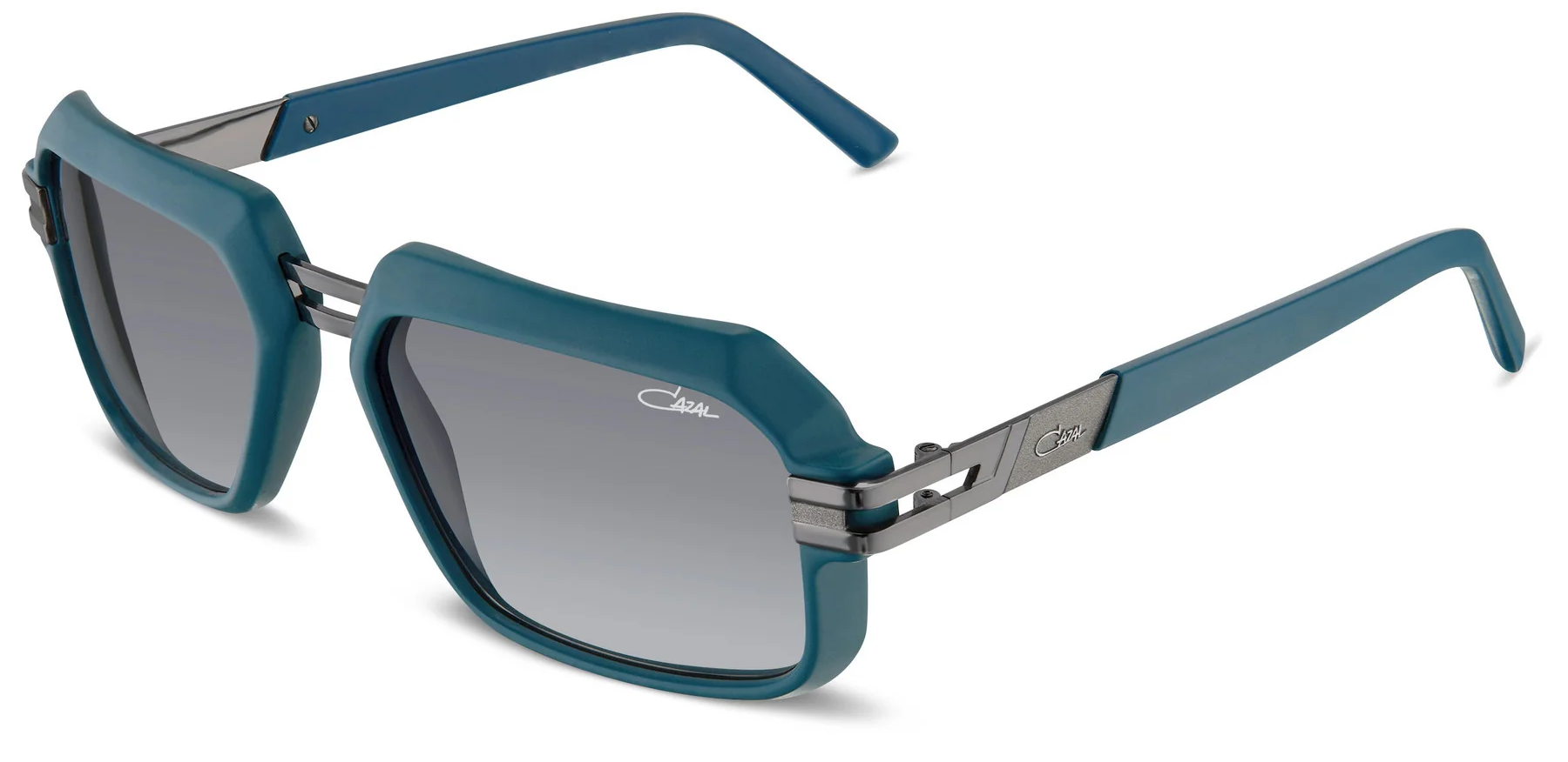 Color_019 - Petrol Blue-Gunmental Mat / Grey Gradient