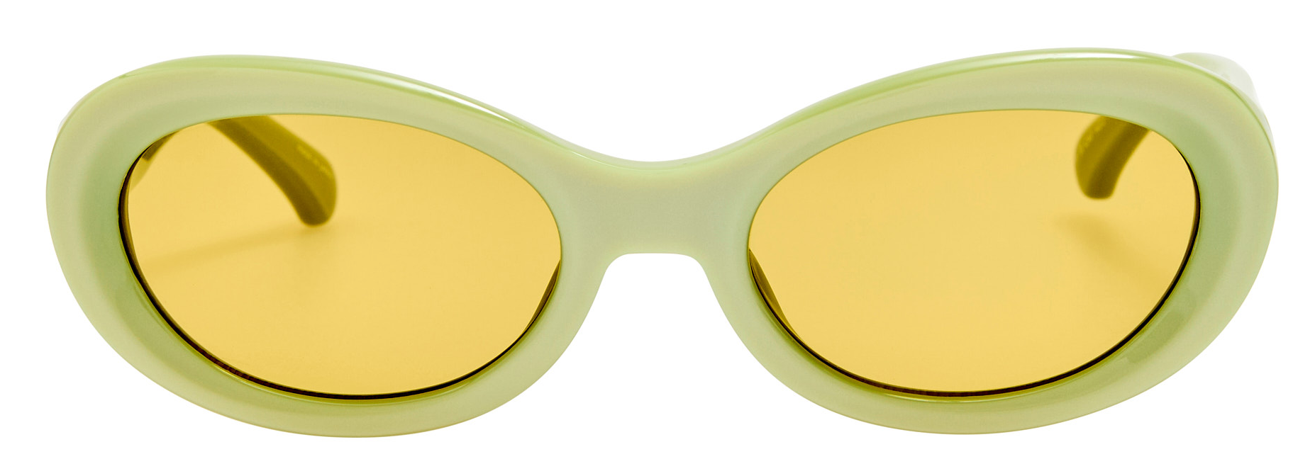 Color_DVN211C9SUN - Dries Van Noten 211 Oval Sunglasses in Green and Tobacco