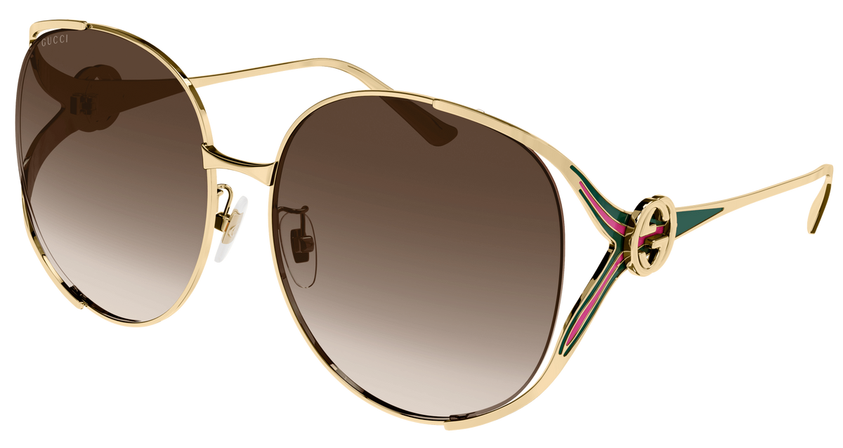 Color_GG0225S-007 - GOLD - BROWN