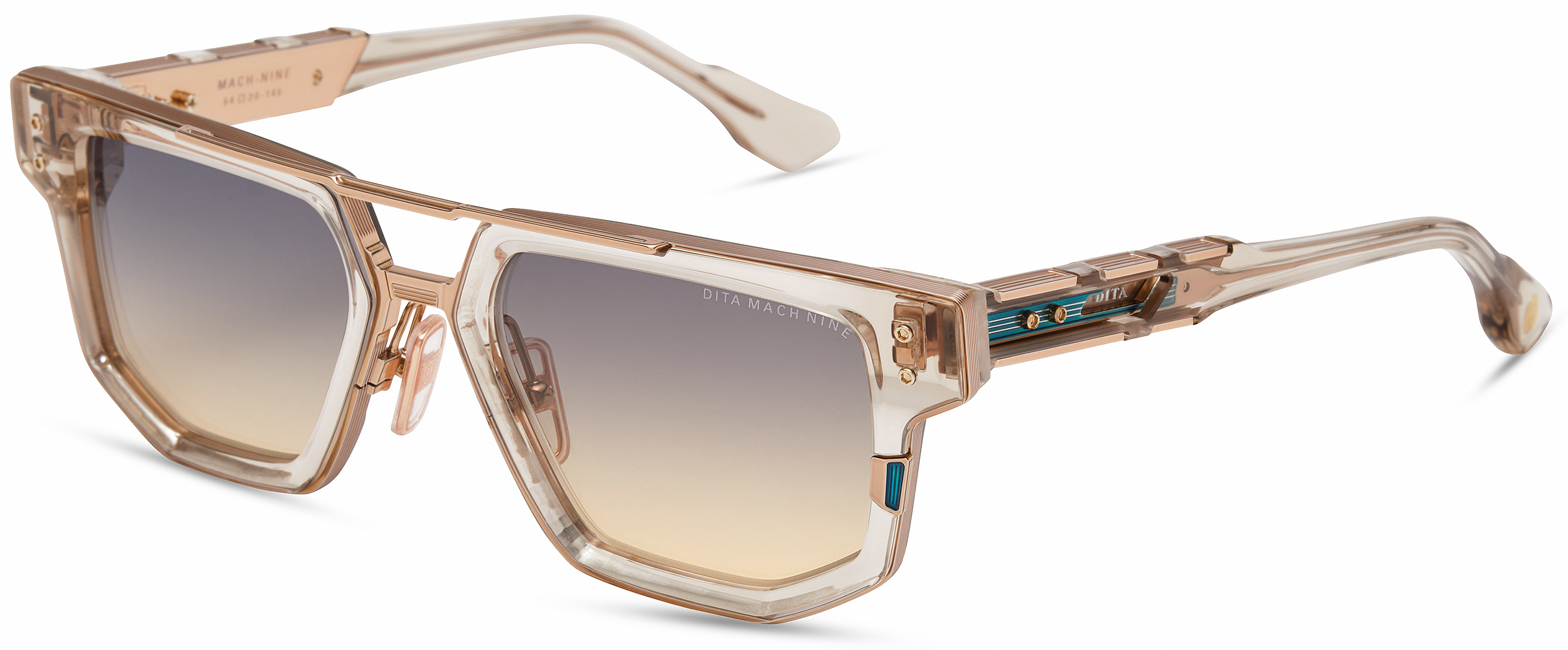 Color_DTS478-A-02 - Khahi Crystal - Rose Gold /  Grey To Apricot Gradient