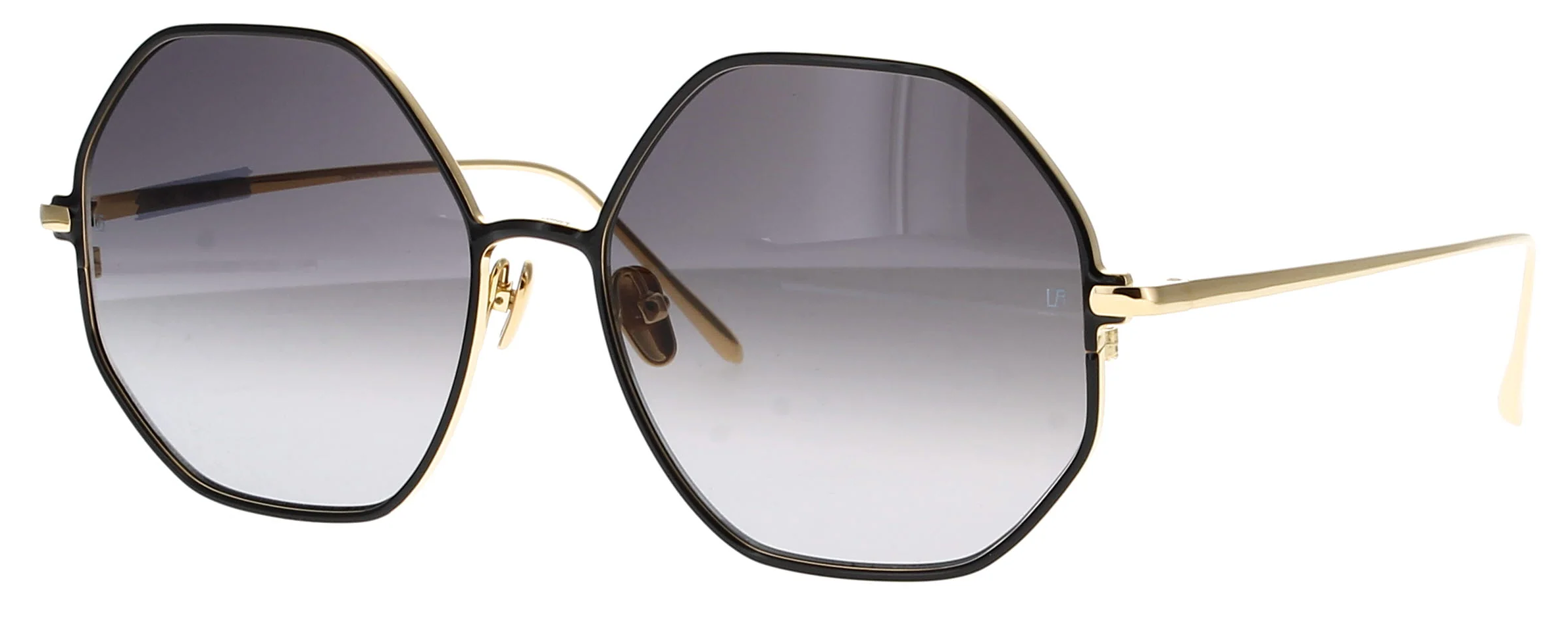 Color_LFL1148C1SUN - Leif Oversized Sunglasses in Yellow Gold and Black