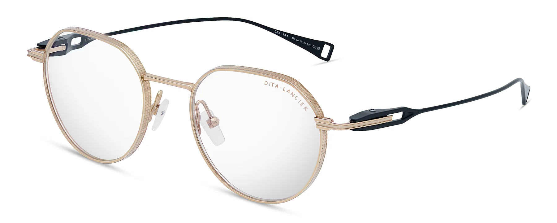 Color_DLX141-A-01 - Gold Sand - Matte Black - Clear Blue Light Filter - Clear