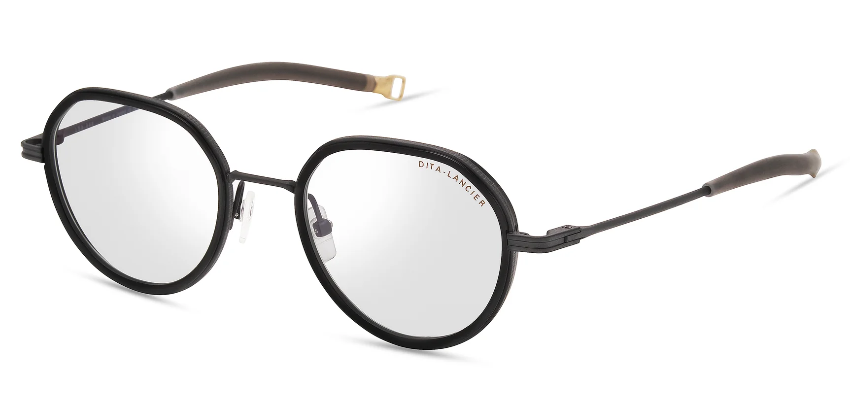 Color_DLX444-A-02 - Matte Black - Clear Blue Light Filter - Clear