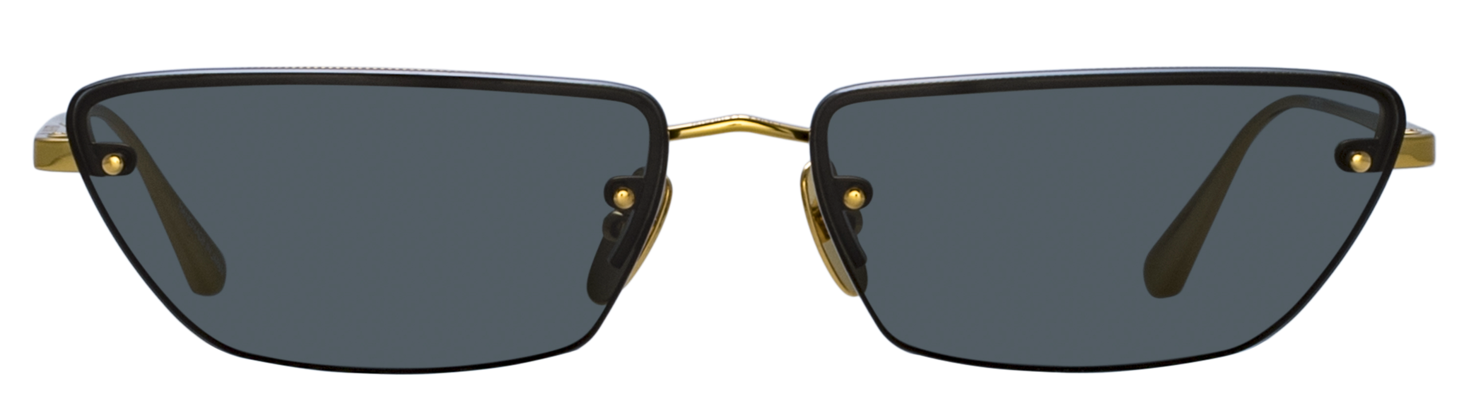Color_LFL1513C1SUN - Cleo Cat Eye Sunglasses in Yellow Gold and Grey