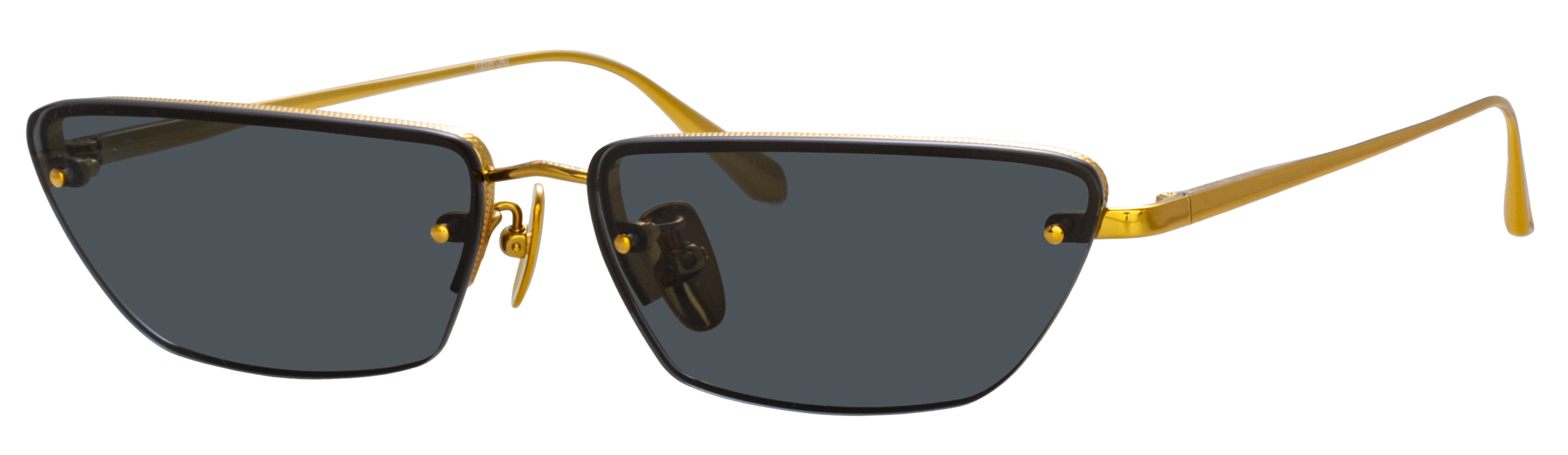 Color_LFL1513C1SUN - Cleo Cat Eye Sunglasses in Yellow Gold and Grey