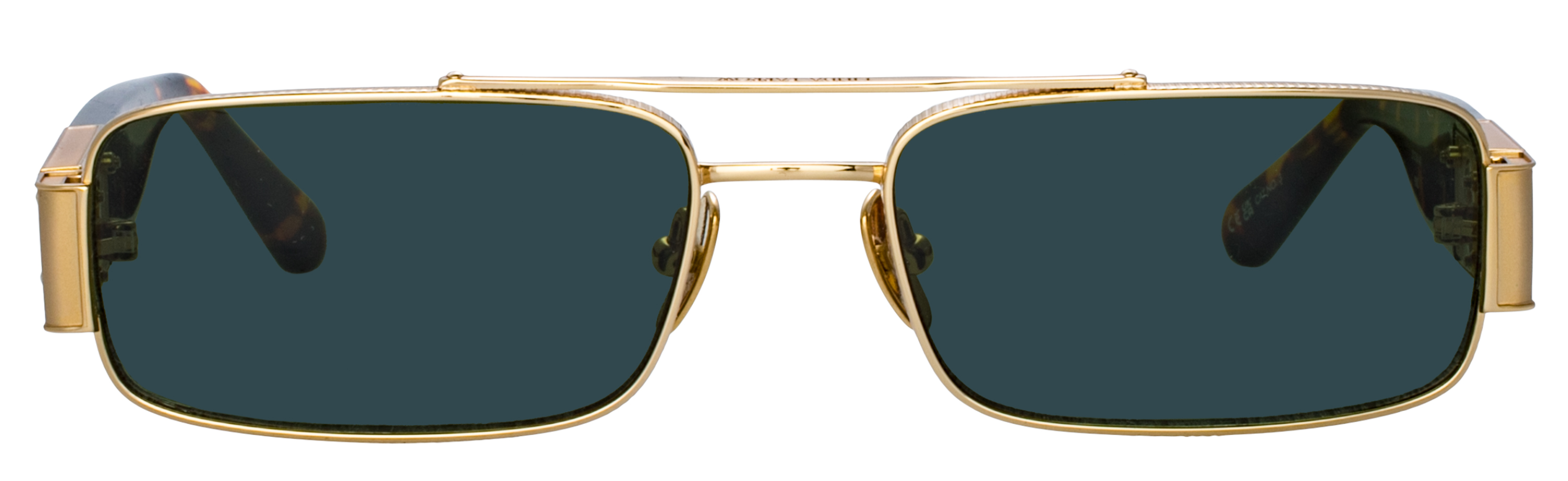 Color_LFL1470C1SUN - Joey Rectangular Sunglasses in Yellow Gold and Grey