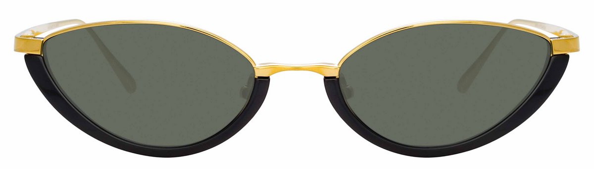 Color_LFL967C1SUN -  Daisy Cat Eye Sunglasses in Yellow Gold and Dark Grey