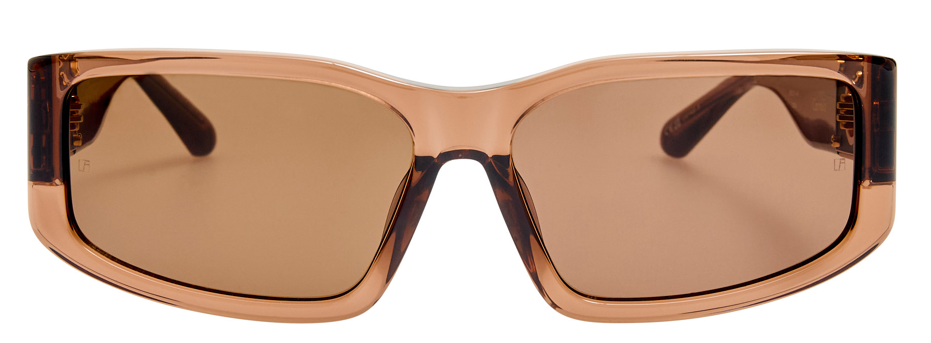 Color_LFL1617C2SUN - Carmela Rectagular Sunglasses in Brown and Brown LIMITED EDITION