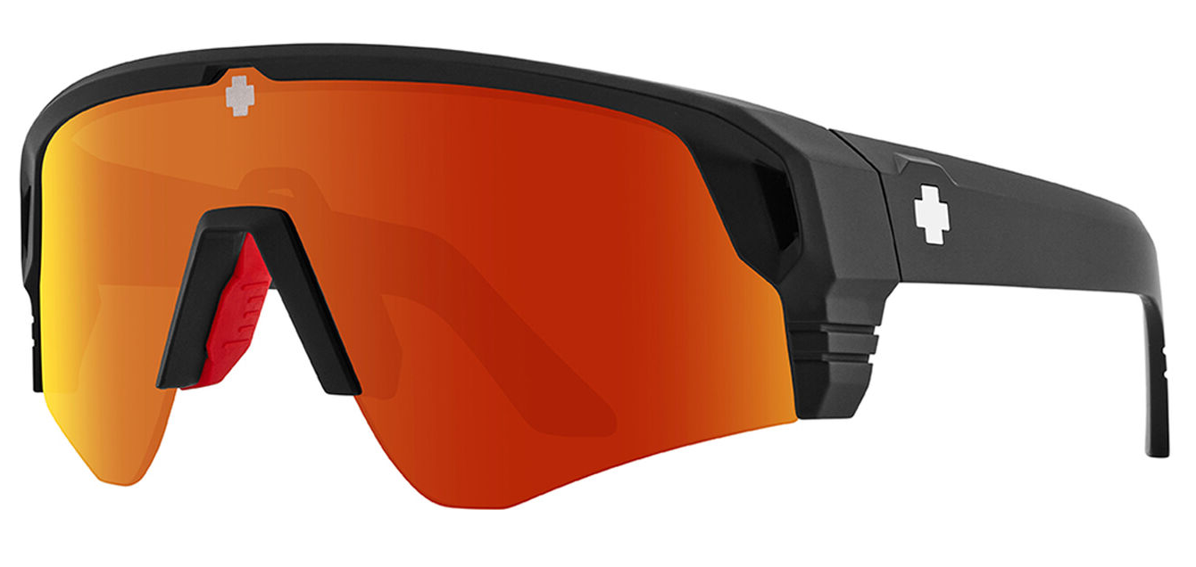Color_6700000000230 - Matte Black - Happy Boost Polar Orange Mirror Cat. 3