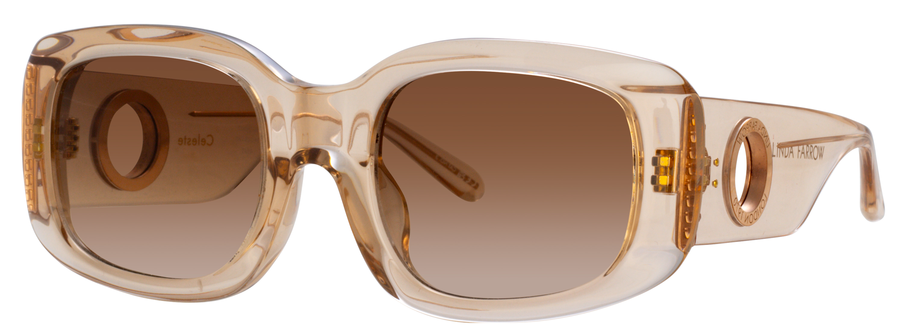 Color_LFL1504C3SUN - Celeste Oversized Sunglasses in Nude and Mocha Grad