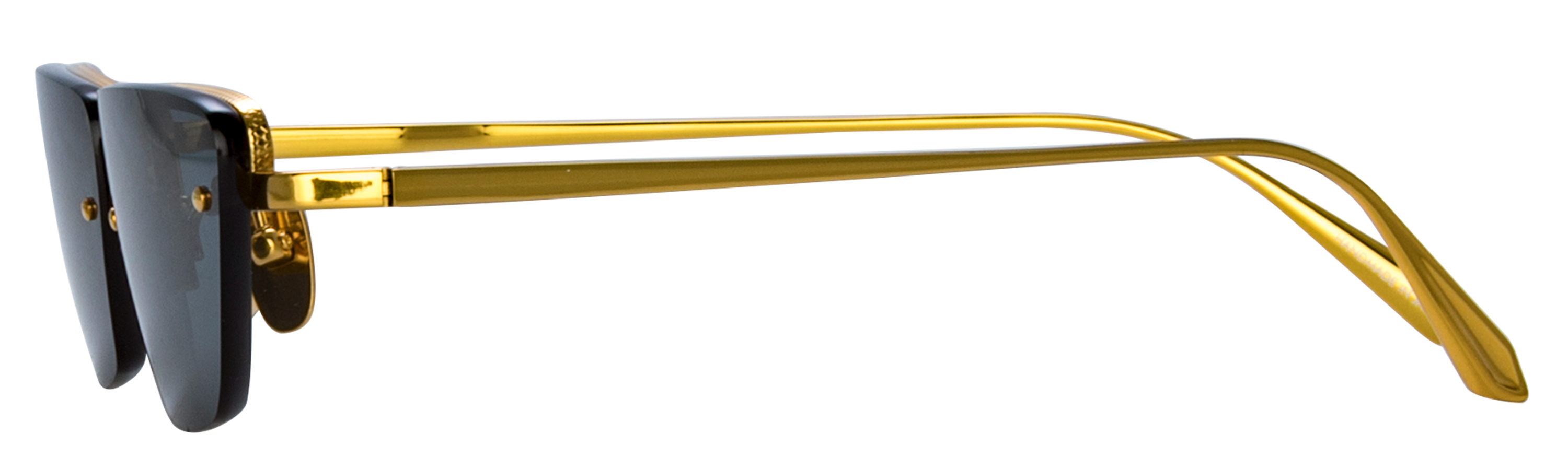 Color_LFL1513C1SUN - Cleo Cat Eye Sunglasses in Yellow Gold and Grey