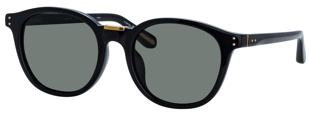 Color_LFL1480C4SUN - Powell D-Frame Sunglasses in Black and Grey