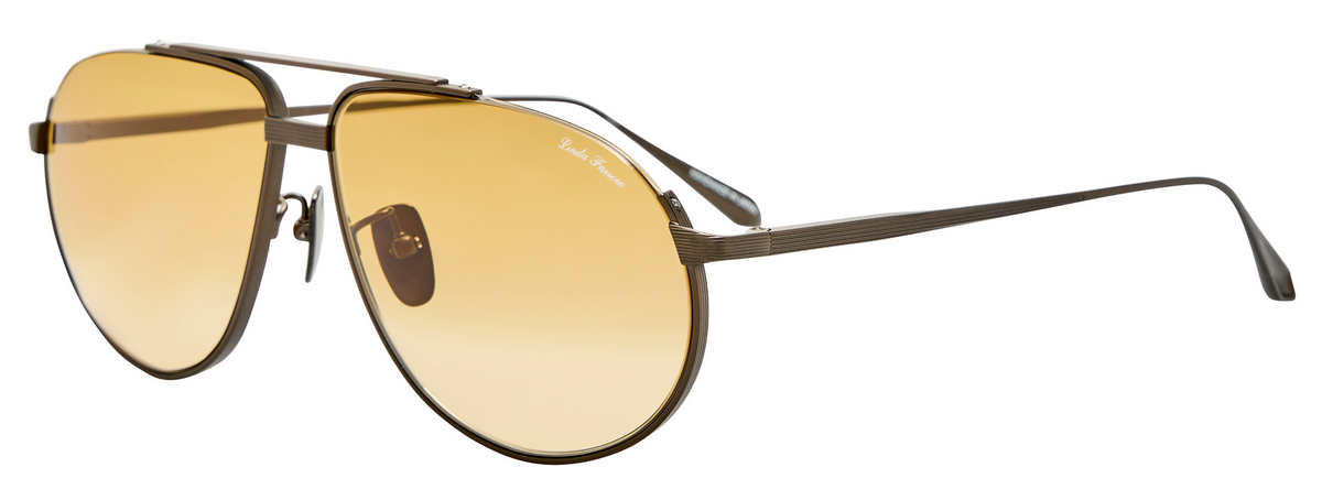 Color_LFL1752C3SUN - Stevie Aviator Sunglasses in Nickel and Straw Grad