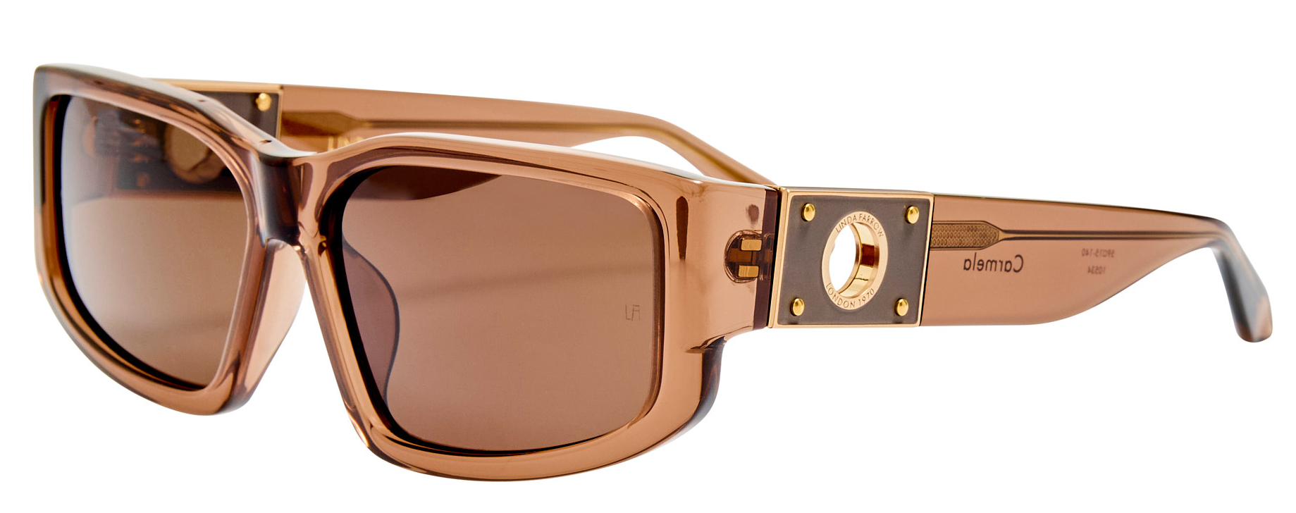 Color_LFL1617C2SUN - Carmela Rectagular Sunglasses in Brown and Brown LIMITED EDITION