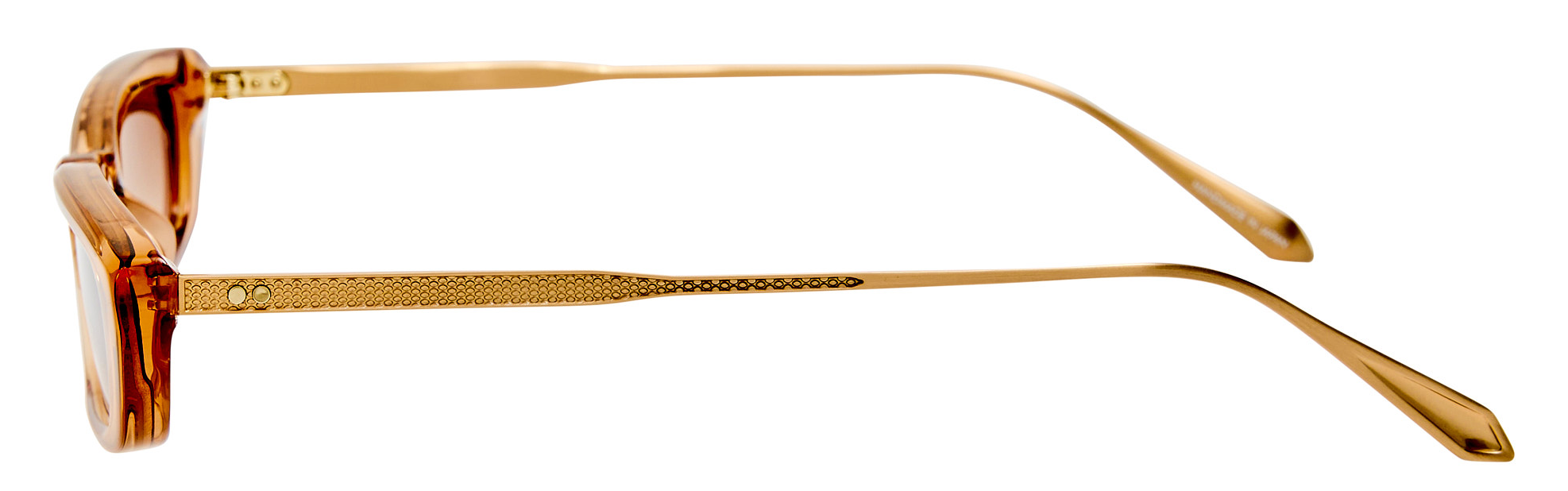 Color_LFL1664C2SUN - Darya Rectagunlar Sunglasses in Honey and Mocha Grad