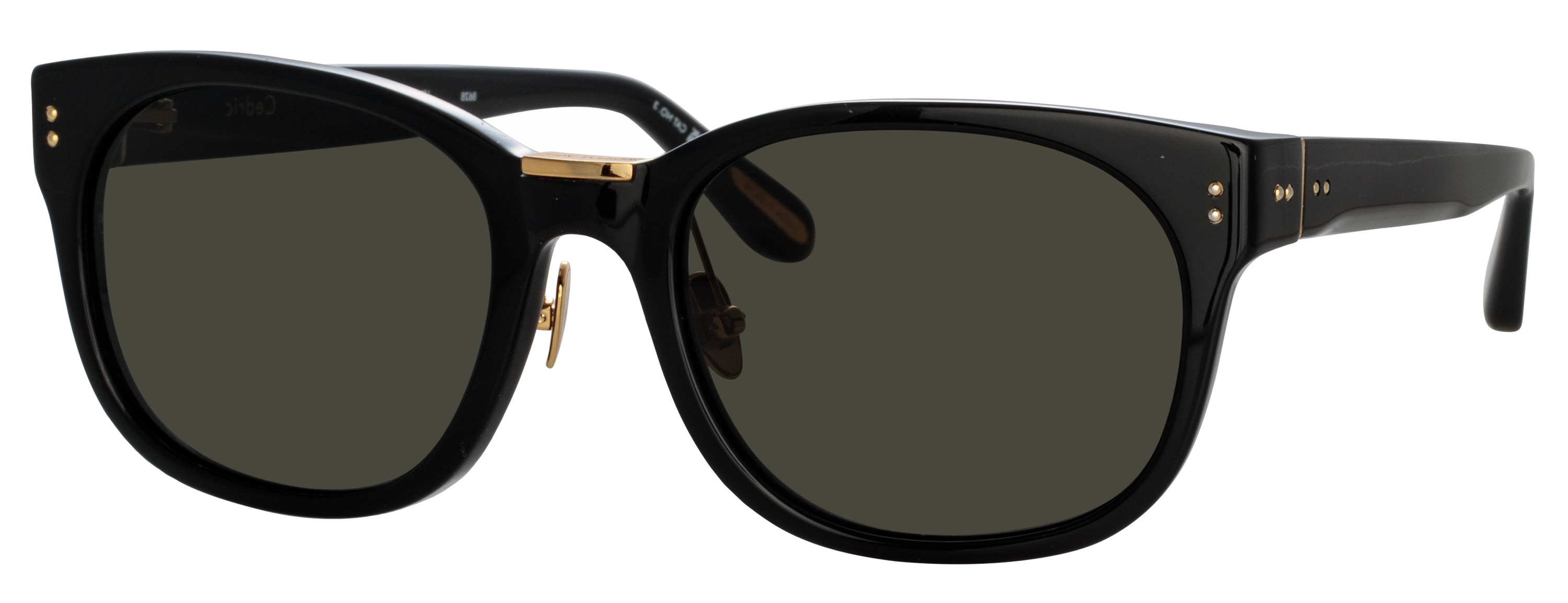 Color_LFL1275AC9SUN - Cedric D-Frame Sunglasses in Black and Grey