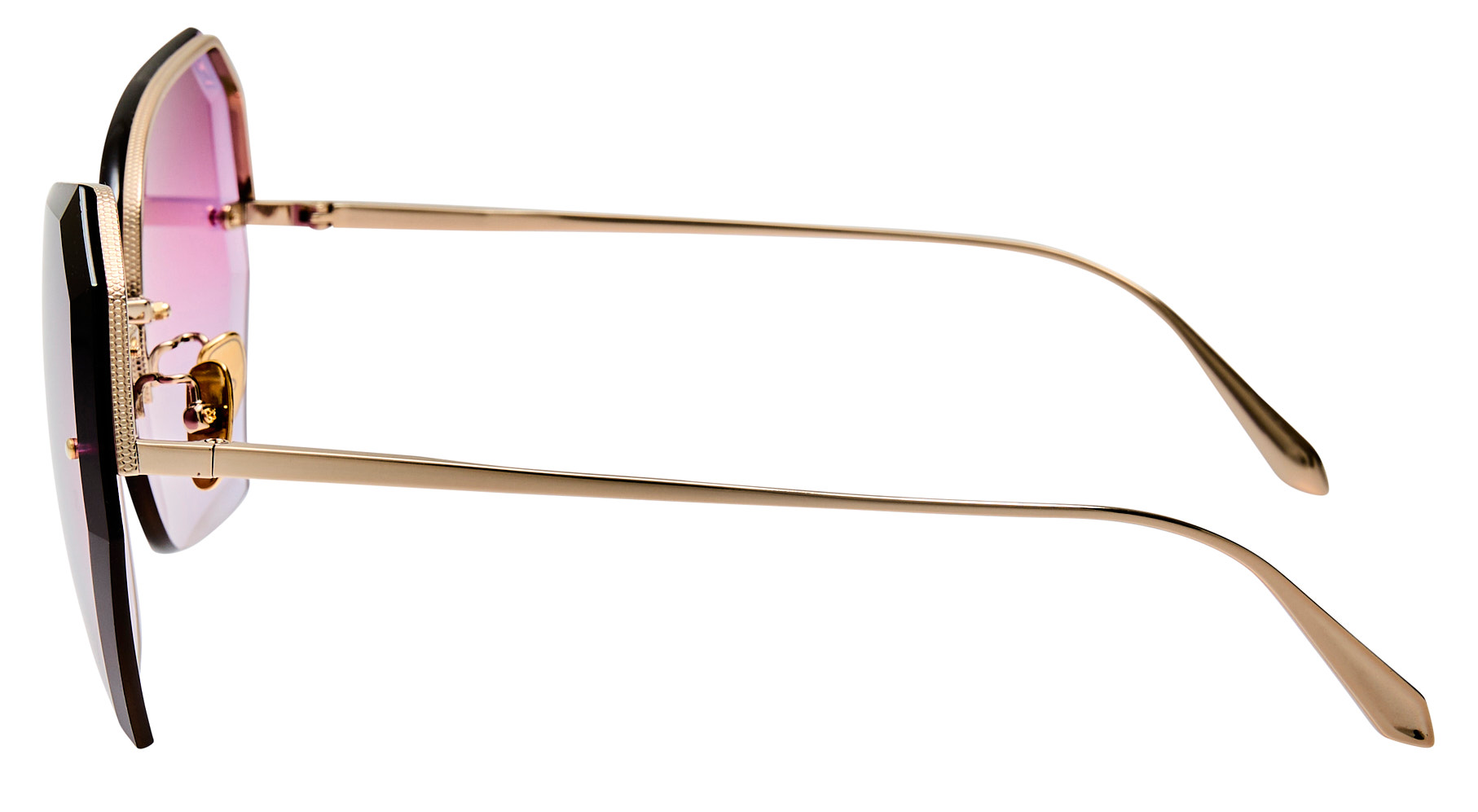 Color_LFL1546C5SUN -  Lila Oversized Sunglasses in Light Gold and Purple Grad
