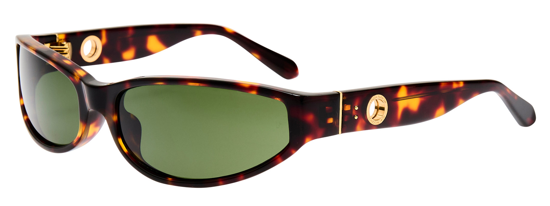 Color_LFL1655C2SUN - Etain Wrap Sunglasses in Tortoise Shell and Deep Green