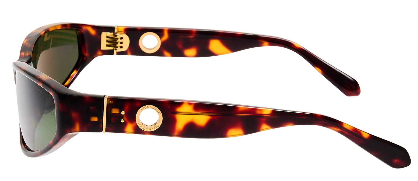 Color_LFL1655C2SUN - Etain Wrap Sunglasses in Tortoise Shell and Deep Green