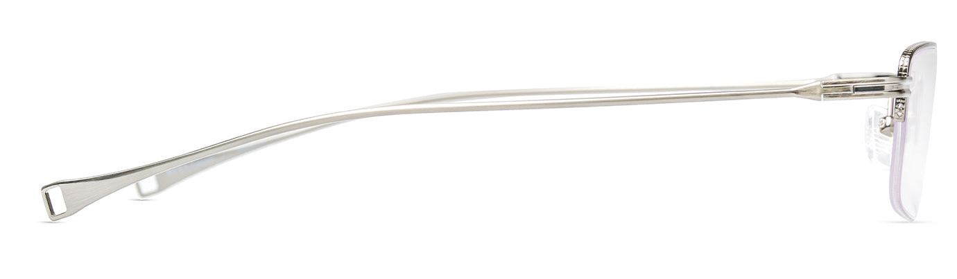 Color_DLX128-A-01 - Brushed Antique Silver - Clear Blue Light Filter - Clear